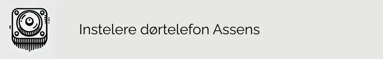 Instelere dørtelefon Assens
